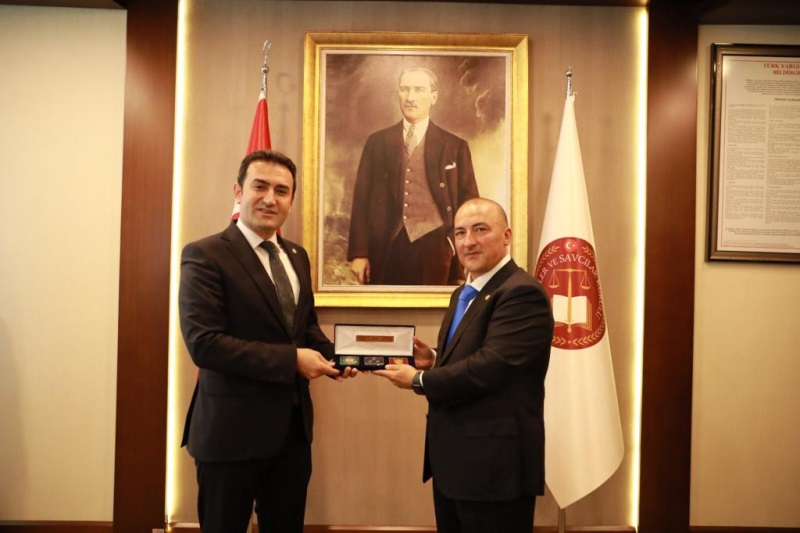 Hâkimler ve Savcılar Kurulu Başkanvekili Ekinci Azerbaycan Cumhuriyeti Başsavcılığı Heyetini kabul etti