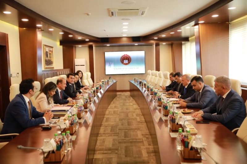 Hâkimler ve Savcılar Kurulu Başkanvekili Ekinci Azerbaycan Cumhuriyeti Başsavcılığı Heyetini kabul etti